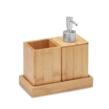 SUOMI - Set da bagno 3 pz in bamboo Gadget.it