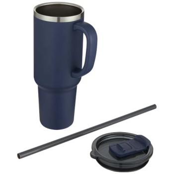 Tazza con isolamento sottovuoto in rame a doppia parete certificata RCS con cannuccia da 1200 ml Sydney Gadget.it