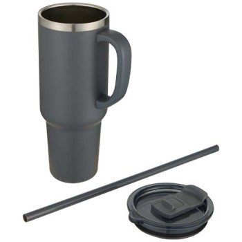 Tazza con isolamento sottovuoto in rame a doppia parete certificata RCS con cannuccia da 1200 ml Sydney Gadget.it