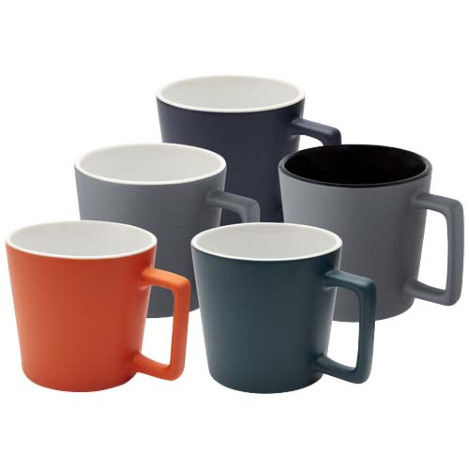 Tazza in ceramica da 370 ml con finitura opaca Cali Gadget.it