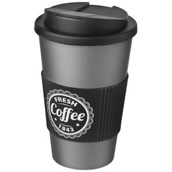 Tazza termica Americano® da 350 ml con impugnatura e coperchio ermetico Gadget.it