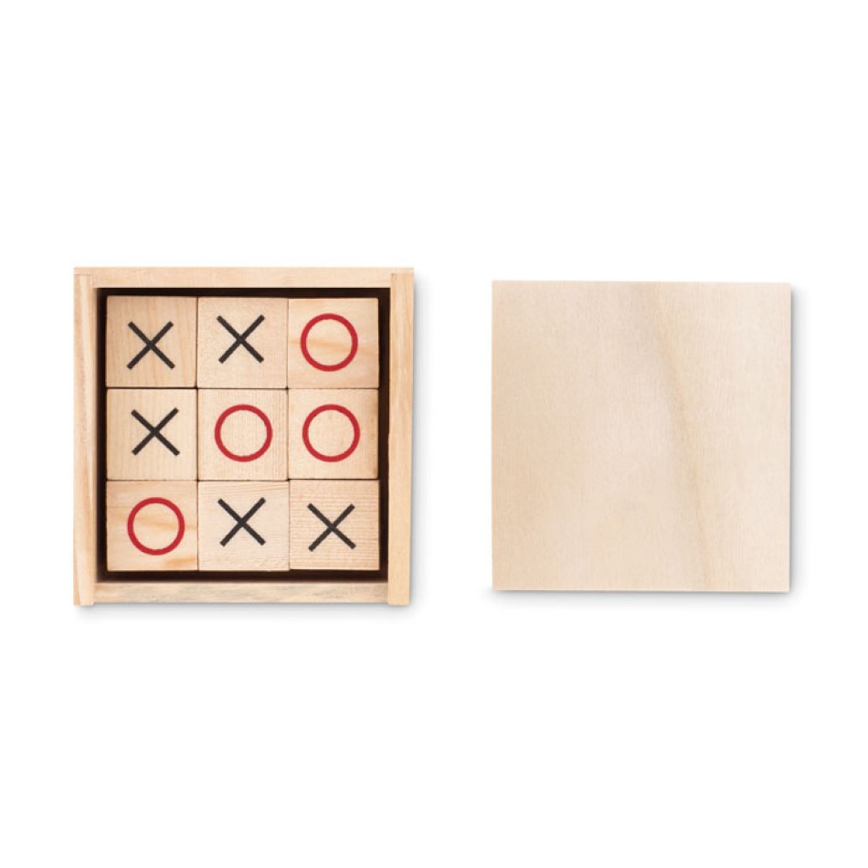 TIC TAC TOE - Gioco del tris in legno Gadget.it