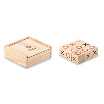 TIC TAC TOE - Gioco del tris in legno Gadget.it