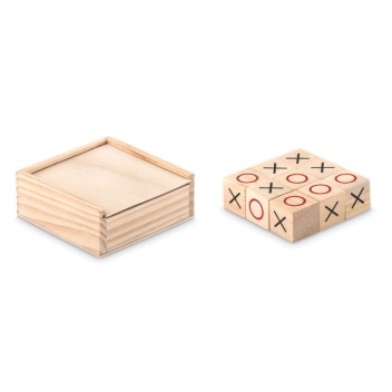 TIC TAC TOE - Gioco del tris in legno Gadget.it