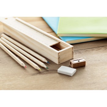 TODO SET - Set 12 penne in box di legno Gadget.it