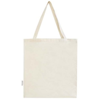 Tote bag a soffietto in cotone riciclato certificato GRS da 140 g/m² Madras Gadget.it