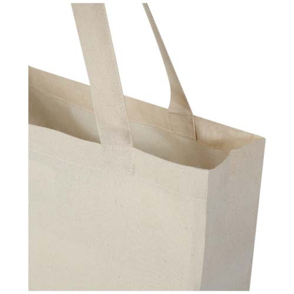 Tote bag a soffietto in cotone riciclato certificato GRS da 140 g/m² Madras Gadget.it