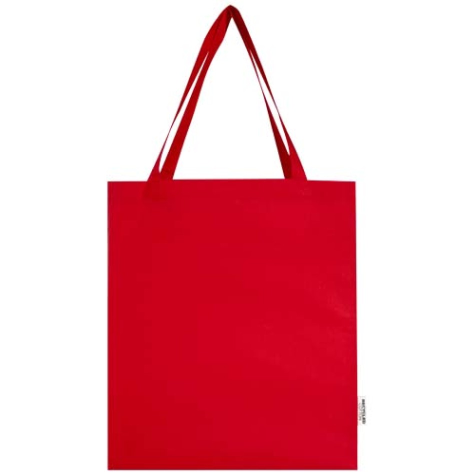 Tote bag a soffietto in cotone riciclato certificato GRS da 140 g/m² Madras Gadget.it