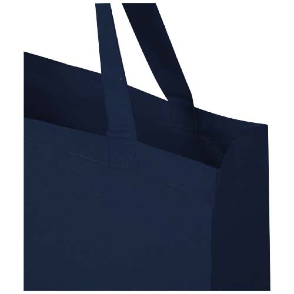 Tote bag a soffietto in cotone riciclato certificato GRS da 140 g/m² Madras Gadget.it