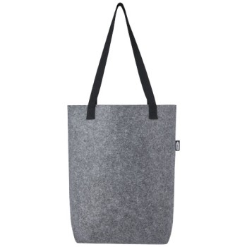 Tote bag con base ampia in feltro riciclato certificato GRS Felta - 12L Gadget.it