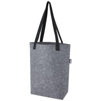 Tote bag con base ampia in feltro riciclato certificato GRS Felta - 12L Gadget.it