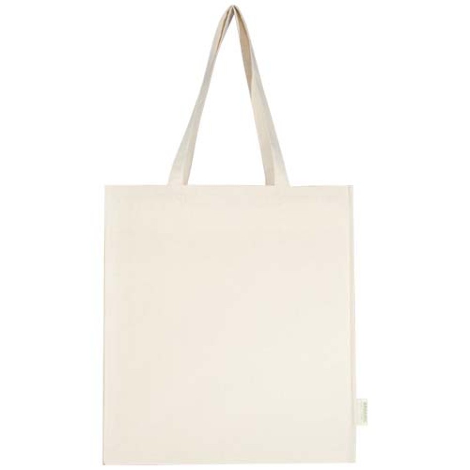 Tote bag con soffietto da 180 g/m² in tessuto biologico 14 l Orissa Gadget.it