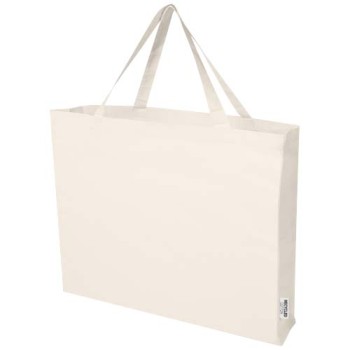 Tote bag grande in cotone riciclato certificato GRS da 220 g/m² Odessa Gadget.it