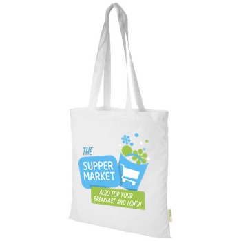 Tote bag in cotone biologico 100 g/m² Orissa - 7L Gadget.it