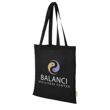 Tote bag in cotone biologico 100 g/m² Orissa - 7L Gadget.it