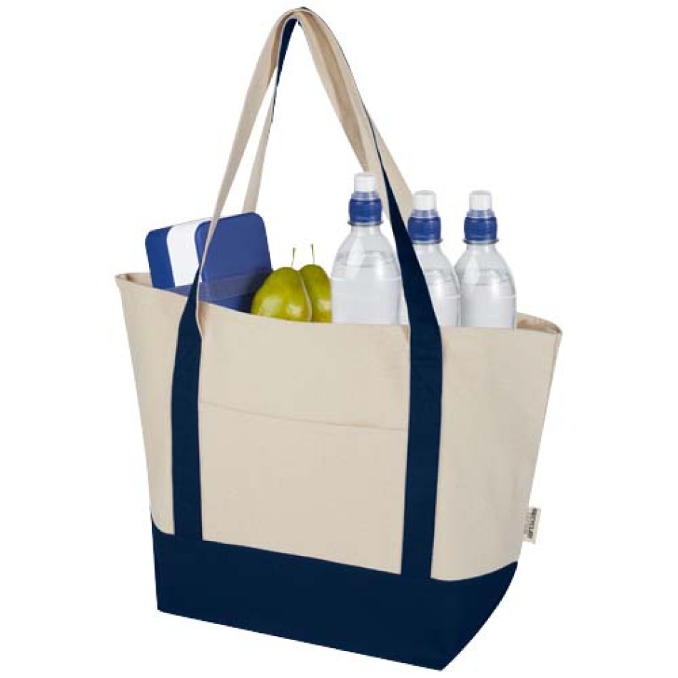 Tote bag in cotone riciclato certificato GRS da 320 g/m² Sam Gadget.it