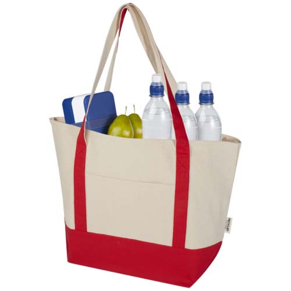 Tote bag in cotone riciclato certificato GRS da 320 g/m² Sam Gadget.it