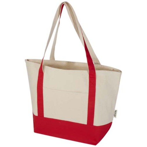 Tote bag in cotone riciclato certificato GRS da 320 g/m² Sam Gadget.it