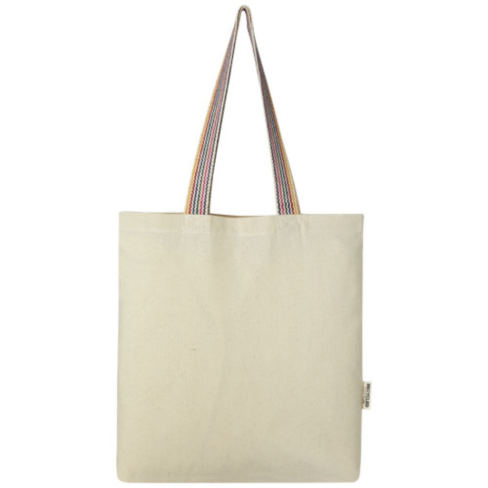 Tote bag in cotone riciclato da 180 g/m² Rainbow - 5L Gadget.it