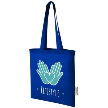 Tote bag in cotone riciclato GRS da 140 g/m2 Madras - 7L Gadget.it