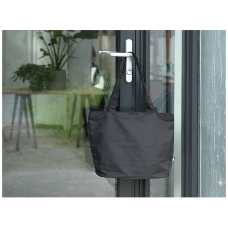 Tote bag in materiale riciclato certificato GRS con cerniera Panama 20l Gadget.it