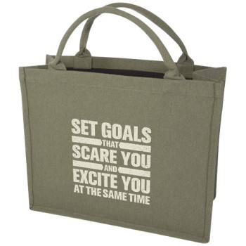 Tote bag per libri in materiale riciclato da 500 g/m² Page Aware™ Gadget.it