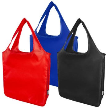 Tote bag pieghevole grande Ash in PET riciclato - 14L Gadget.it