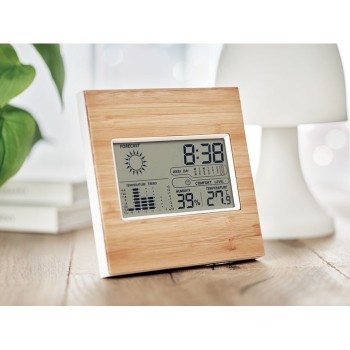 TURKU - Stazione meteo in bamboo Gadget.it