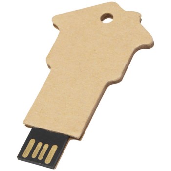 USB 2.0 in carta riciclata a forma di casa Gadget.it