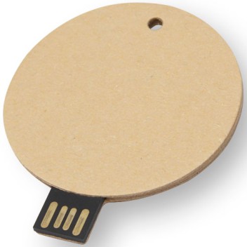 USB 2.0 in carta riciclata rotonda Gadget.it