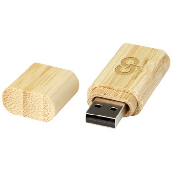 USB 3.0 in bambù con portachiavi Gadget.it