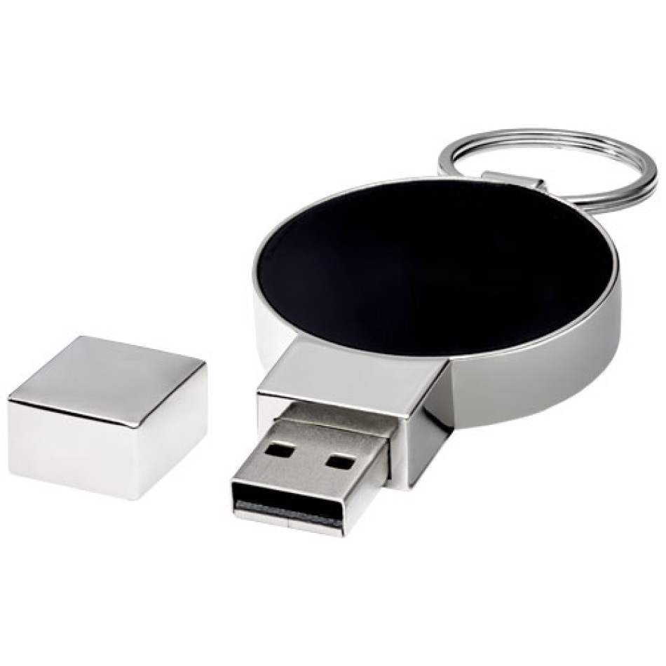 USB rotonda con logo luminoso Gadget.it