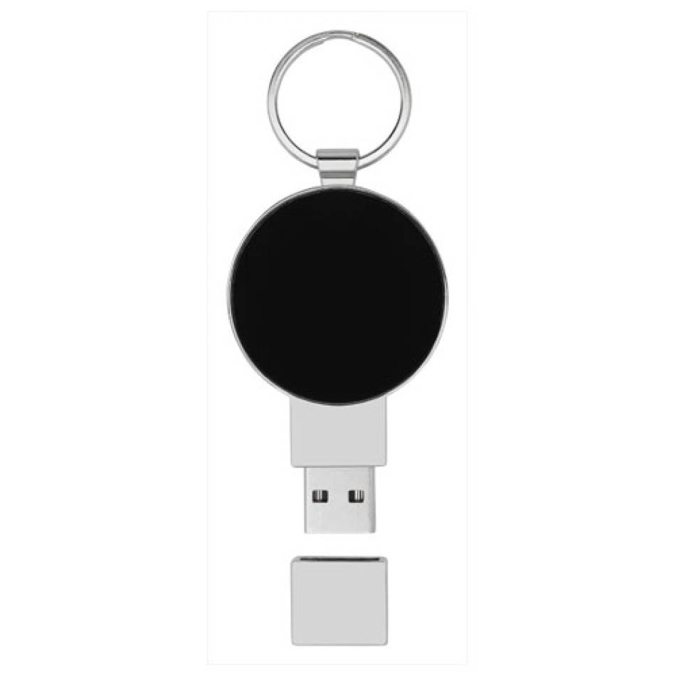 USB rotonda con logo luminoso Gadget.it