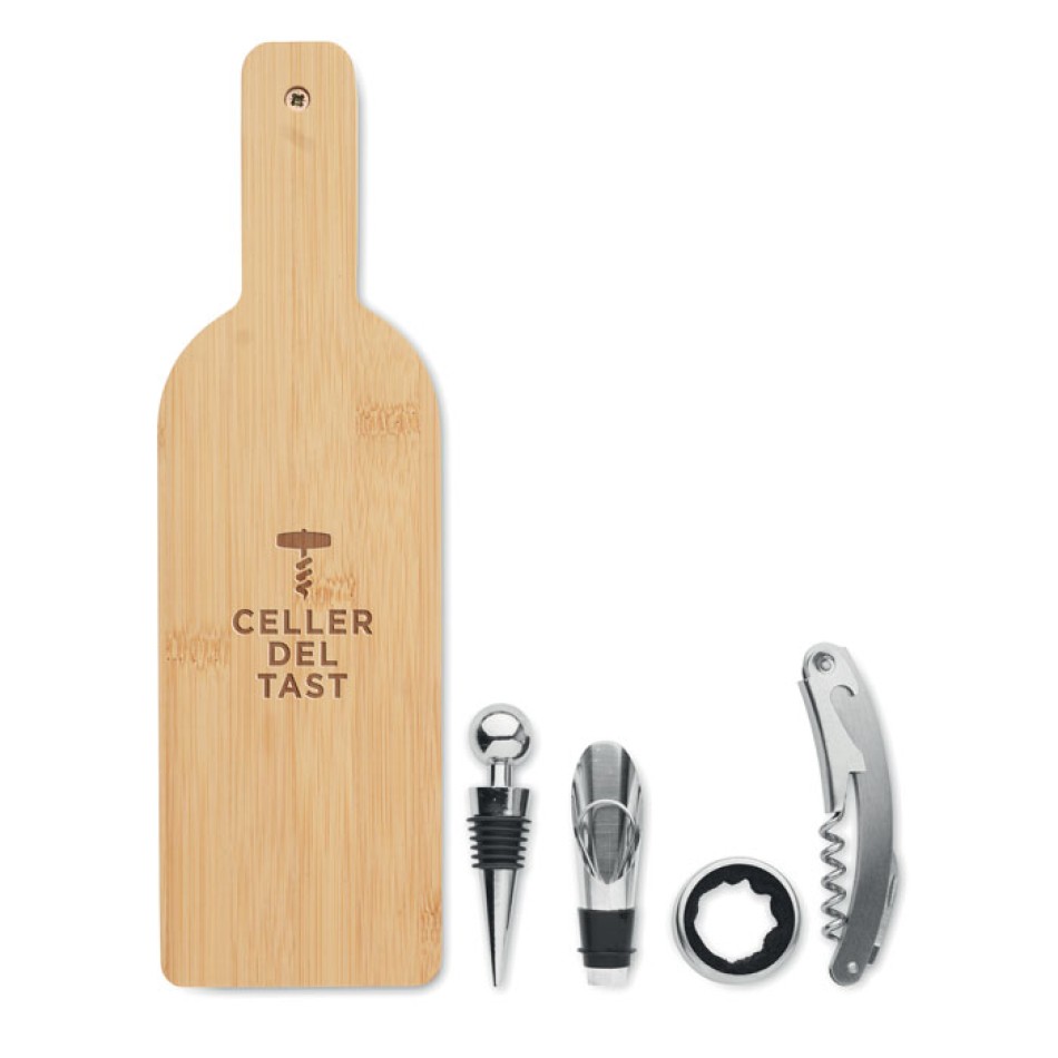 VINOVAULT SET - Set da vino forma di bottiglia Gadget.it