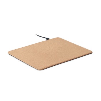 WIRELESS MATTY - Mouse pad in sughero 15W Gadget.it