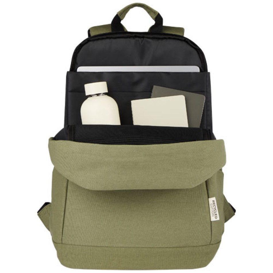 Zaino antifurto per portatile da 15,6" in canvas riciclato certificato GRS Joey - 18L Gadget.it