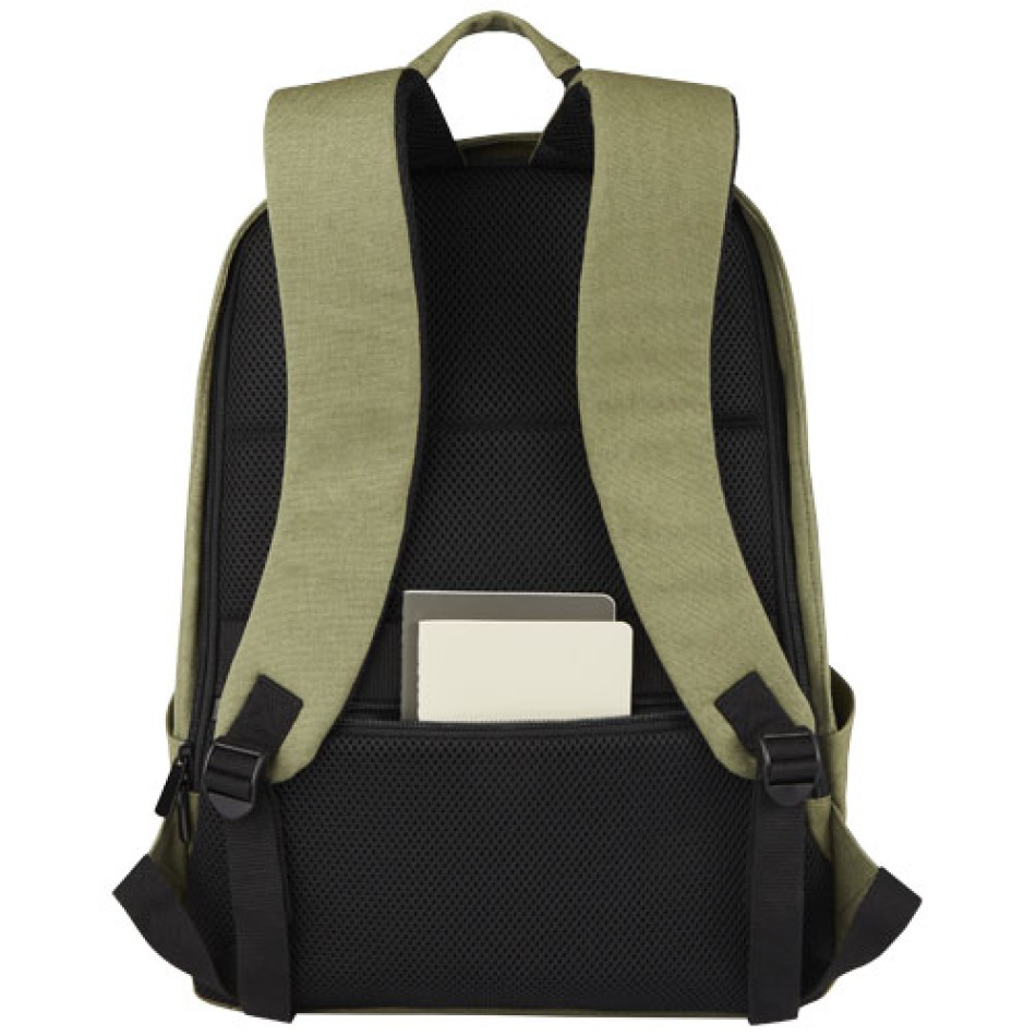 Zaino antifurto per portatile da 15,6" in canvas riciclato certificato GRS Joey - 18L Gadget.it