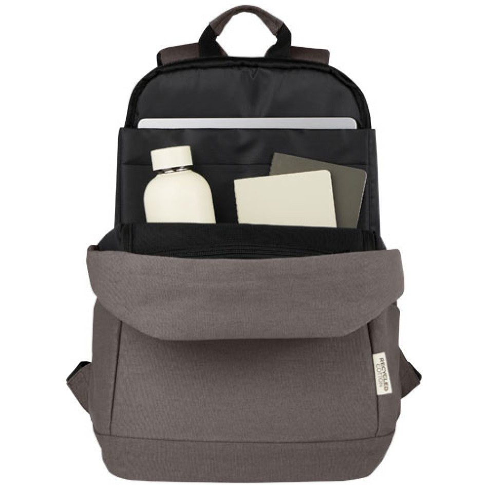 Zaino antifurto per portatile da 15,6" in canvas riciclato certificato GRS Joey - 18L Gadget.it