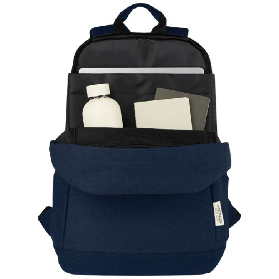 Zaino antifurto per portatile da 15,6" in canvas riciclato certificato GRS Joey - 18L Gadget.it