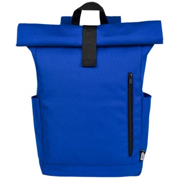 Zaino con chiusura arrotolabile per portatile da 15,6" in PET riciclato certificato GRS Byron 18L Gadget.it