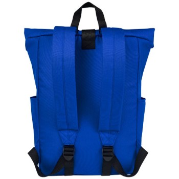 Zaino con chiusura arrotolabile per portatile da 15,6" in PET riciclato certificato GRS Byron 18L Gadget.it