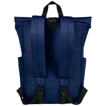 Zaino con chiusura arrotolabile per portatile da 15,6" in PET riciclato certificato GRS Byron 18L Gadget.it