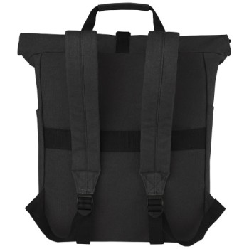 Zaino rolltop per portatile da 15" in canvas riciclato certificato GRS Joey - 15L Gadget.it